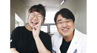 Habin Park and her doctor Dongwook Rha dream the better future with wearable robot rehabilitation