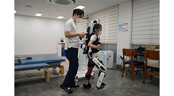 Seoul Rehabilitation Hospital introduced Angel Robotics's robot for rehabilitation therapy for children