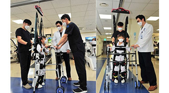 Gait training wearable robot, effective in pediatric patients' rehabilitation